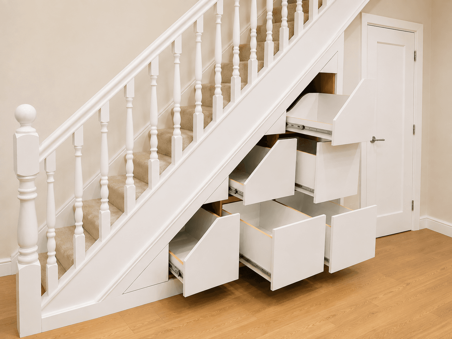 Understair storage, made by O'Reilly